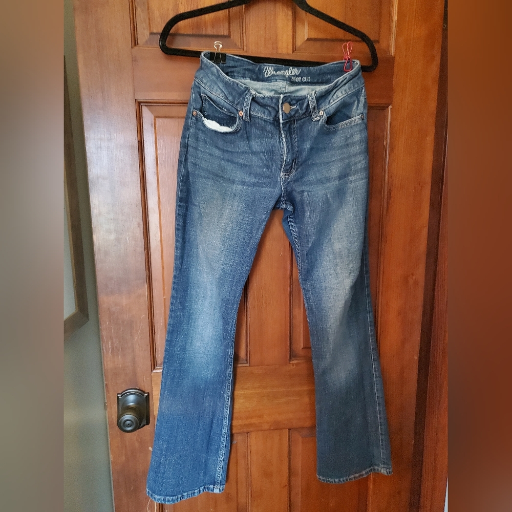 Wrangler low rise boot cut jeans